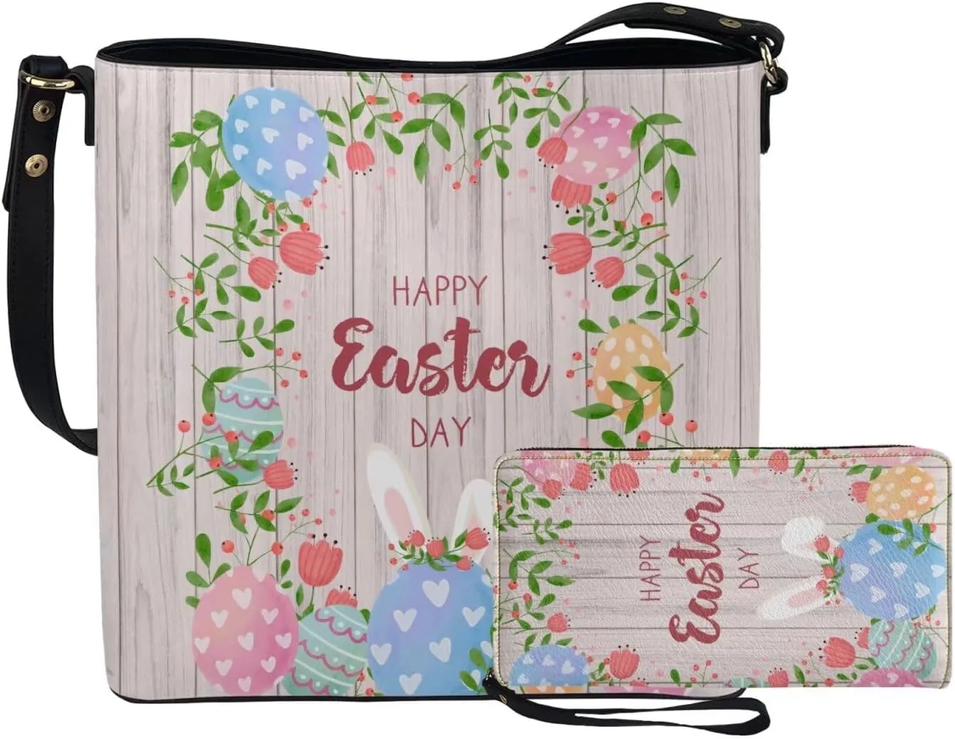 2pcs Purses For Women Wallet Shoulder Bag Top Handle Hand for Daliy Use