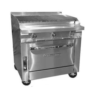 36" Sectional Range w/ Charbroiler (Convection Oven Base)