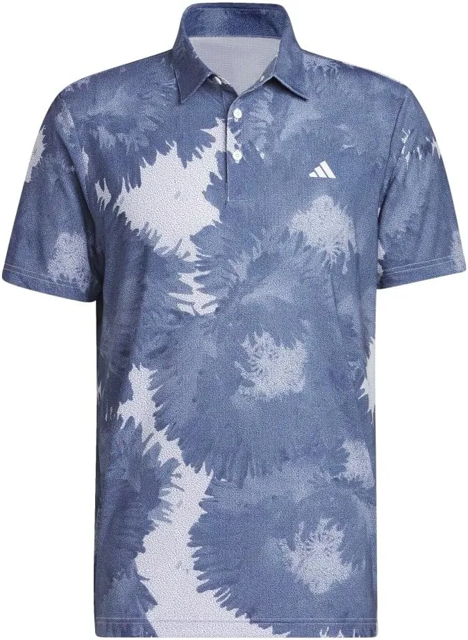 adidas Men's Flower Mesh Golf Polo Shirt