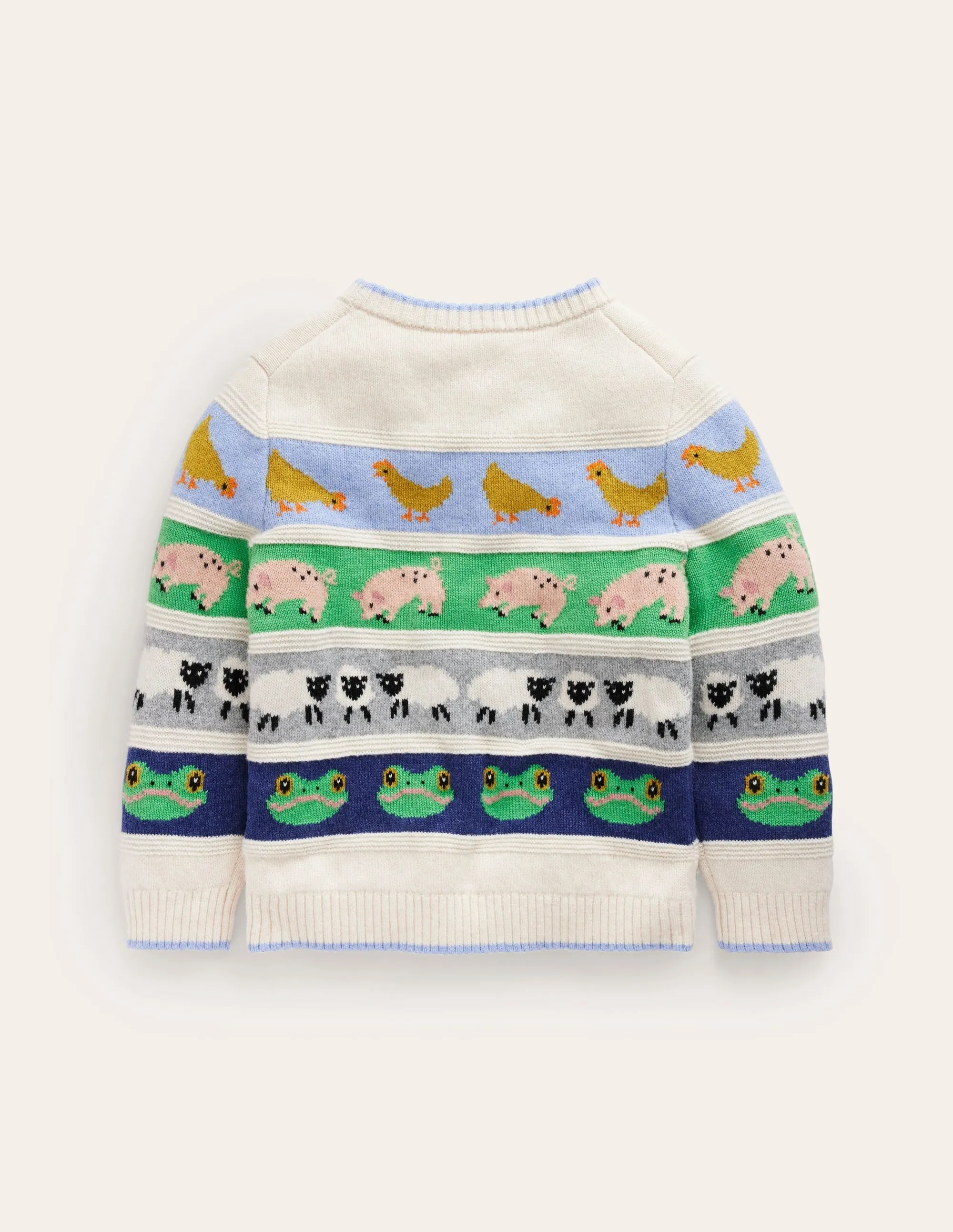 All Over Fair Isle Jumper-Easter Farm Animals