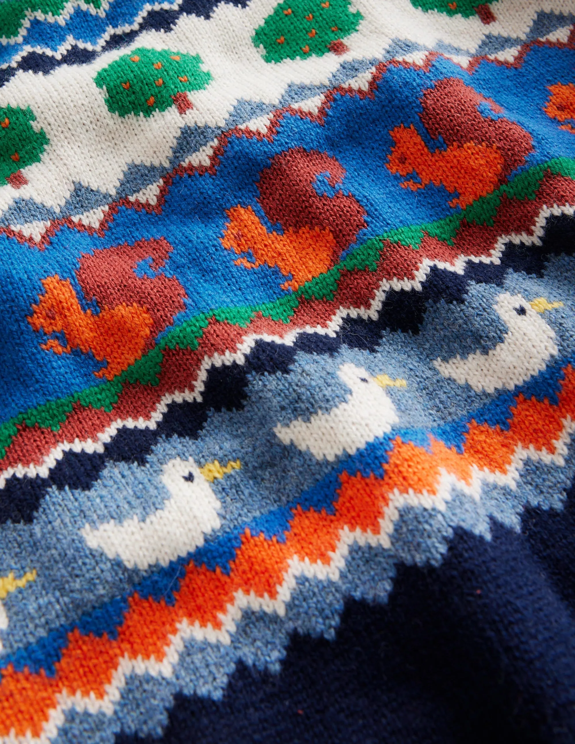 All Over Fair Isle Jumper-Multi Nature Fair Isle