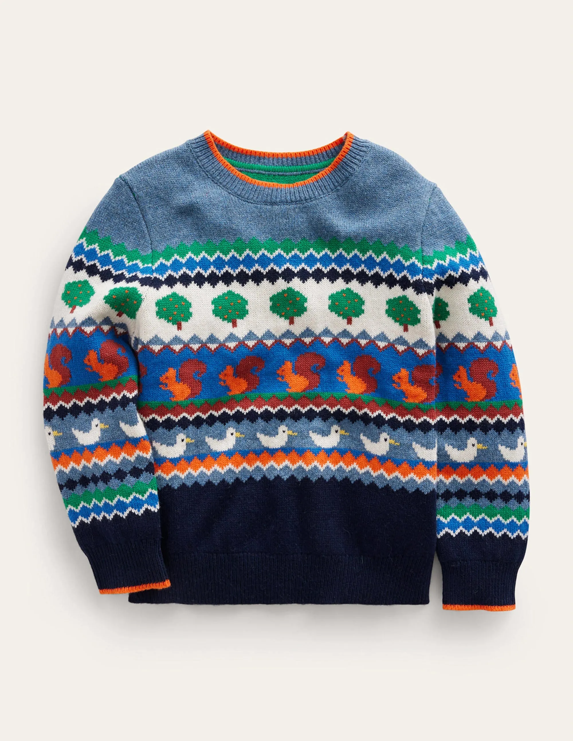 All Over Fair Isle Jumper-Multi Nature Fair Isle