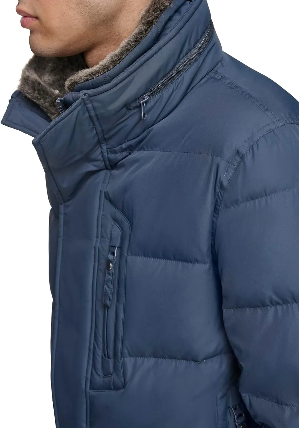 Andrew Marc Men's Mid-Length Puffer Jacket