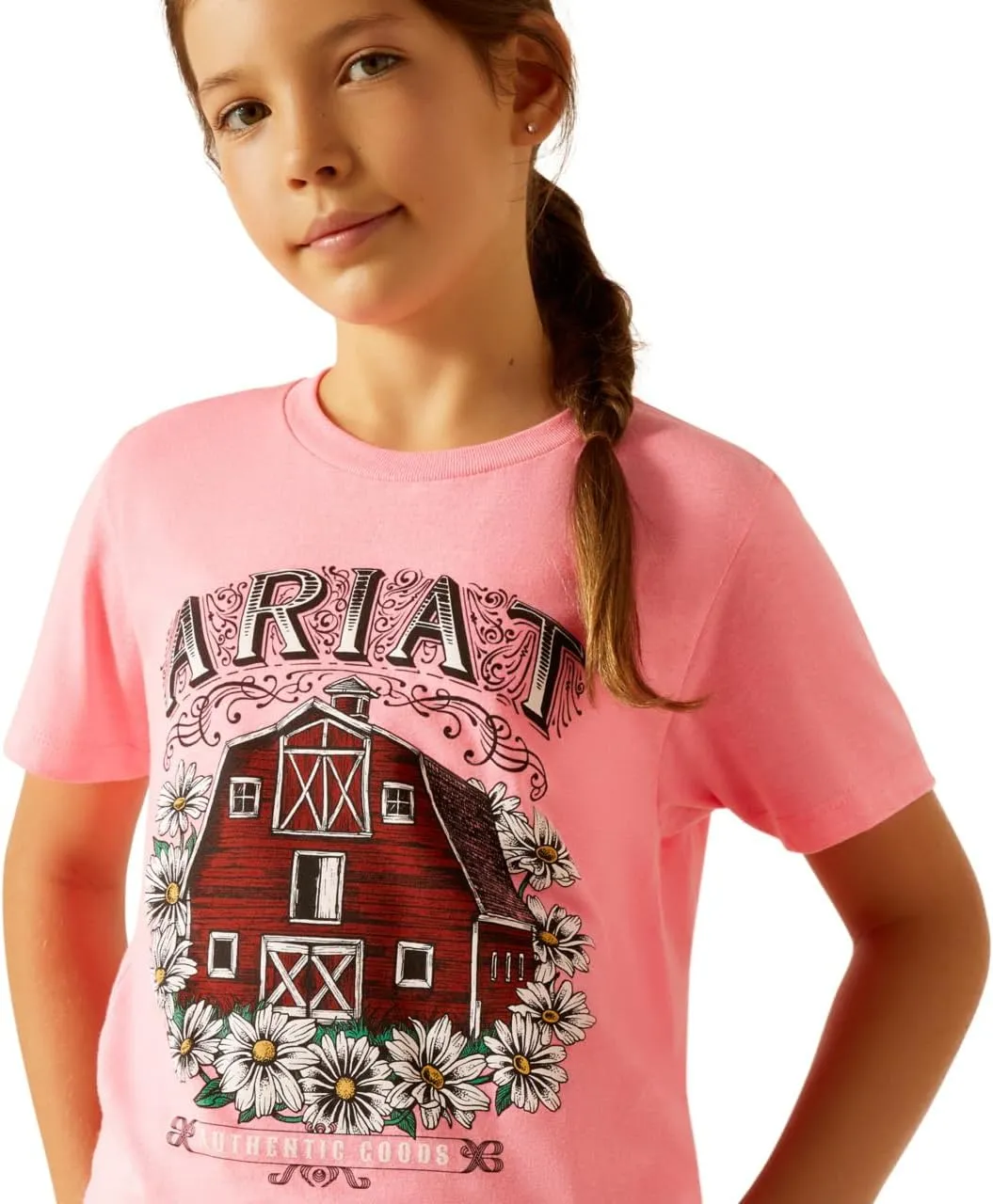 Ariat Girls' Ariat Floral Farm T-Shirt