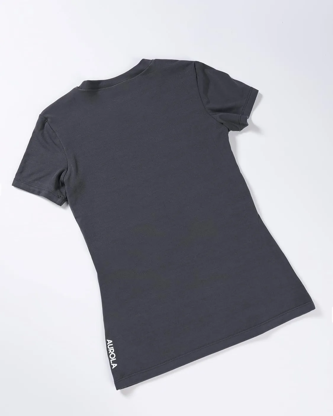 AUROLA Everyday Fitted T-Shirt for Women,Crew Neck Basic Short Sleeves T ShirtCrop Tops Modal Slim Fit Tee