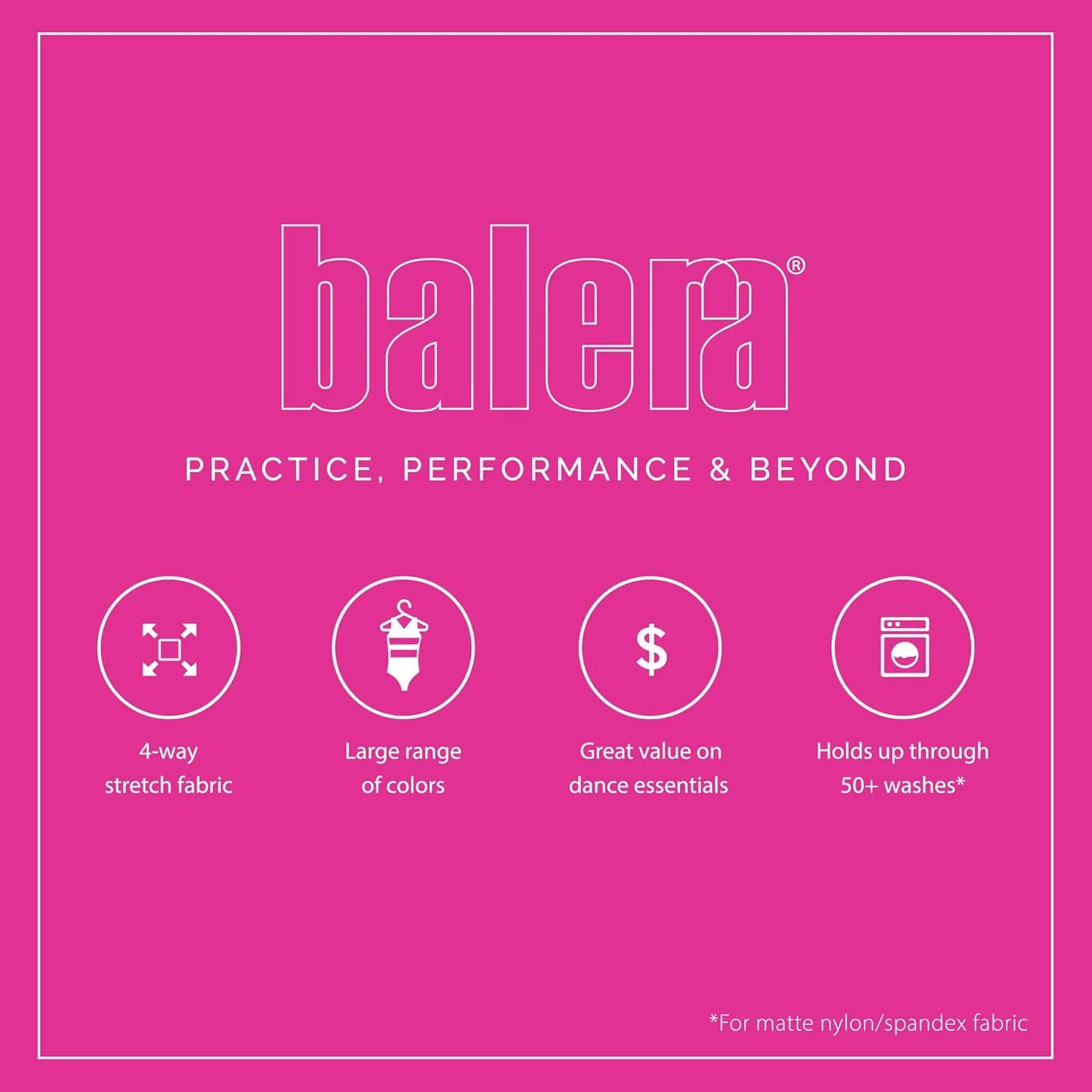 Balera Camisole Bra Top with Adjustable Straps for Girls & Women Perfect for Dance