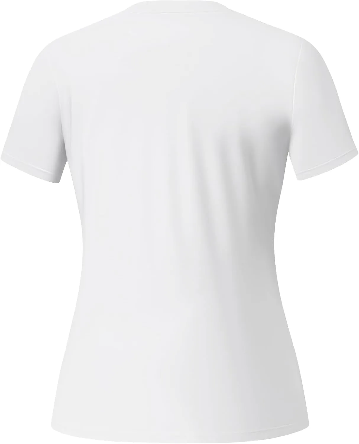 BASSDASH Womens UPF 50  Crew Neck Short Sleeve T-Shirt Cooling Performance Sun Protection Tee for Fishing Hiking Casual