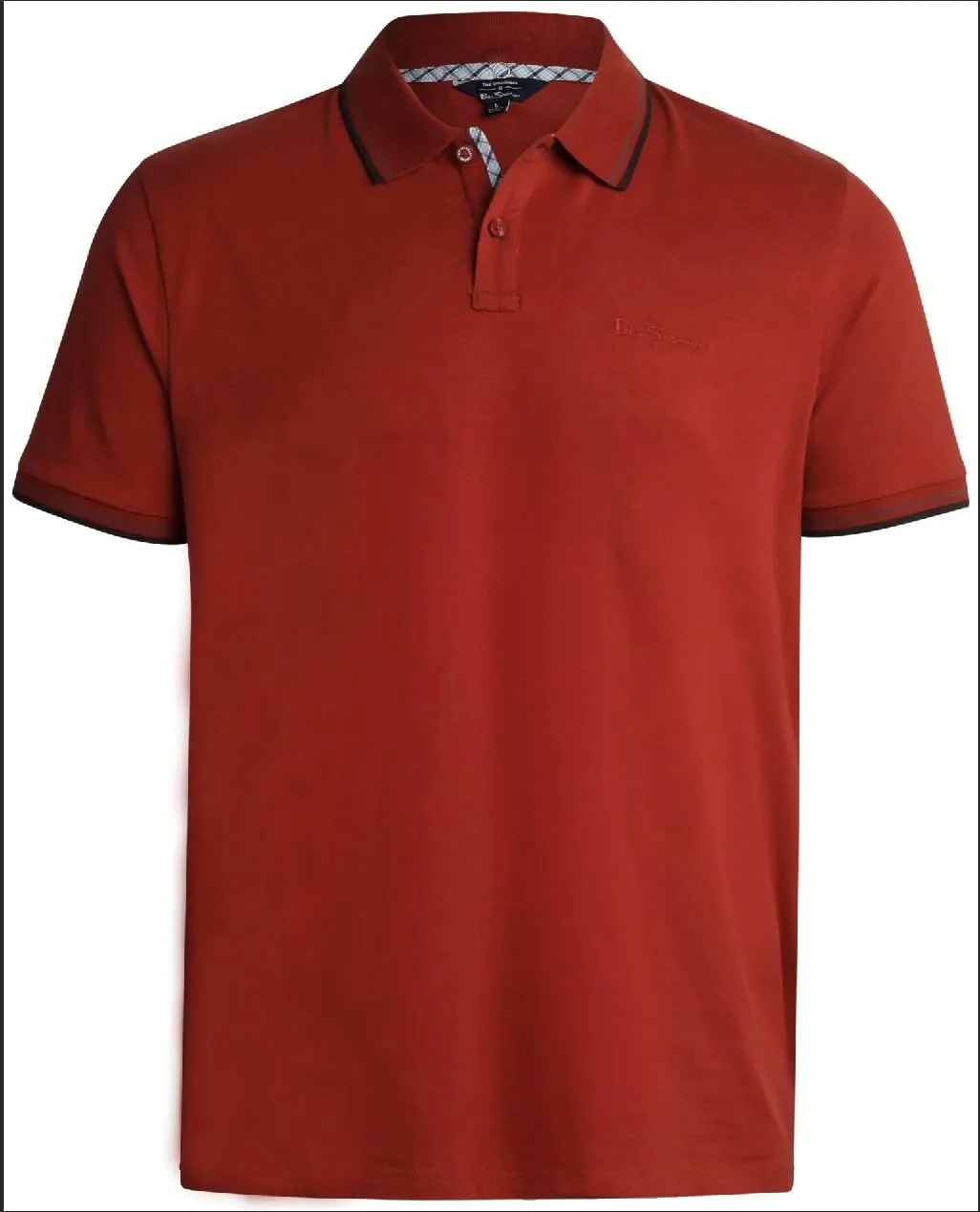 Ben Sherman Men's Polo Shirt - Regular Fit 2-Button Short Sleeve Shirt - Casual Stretch Polo for Men (S-XL)