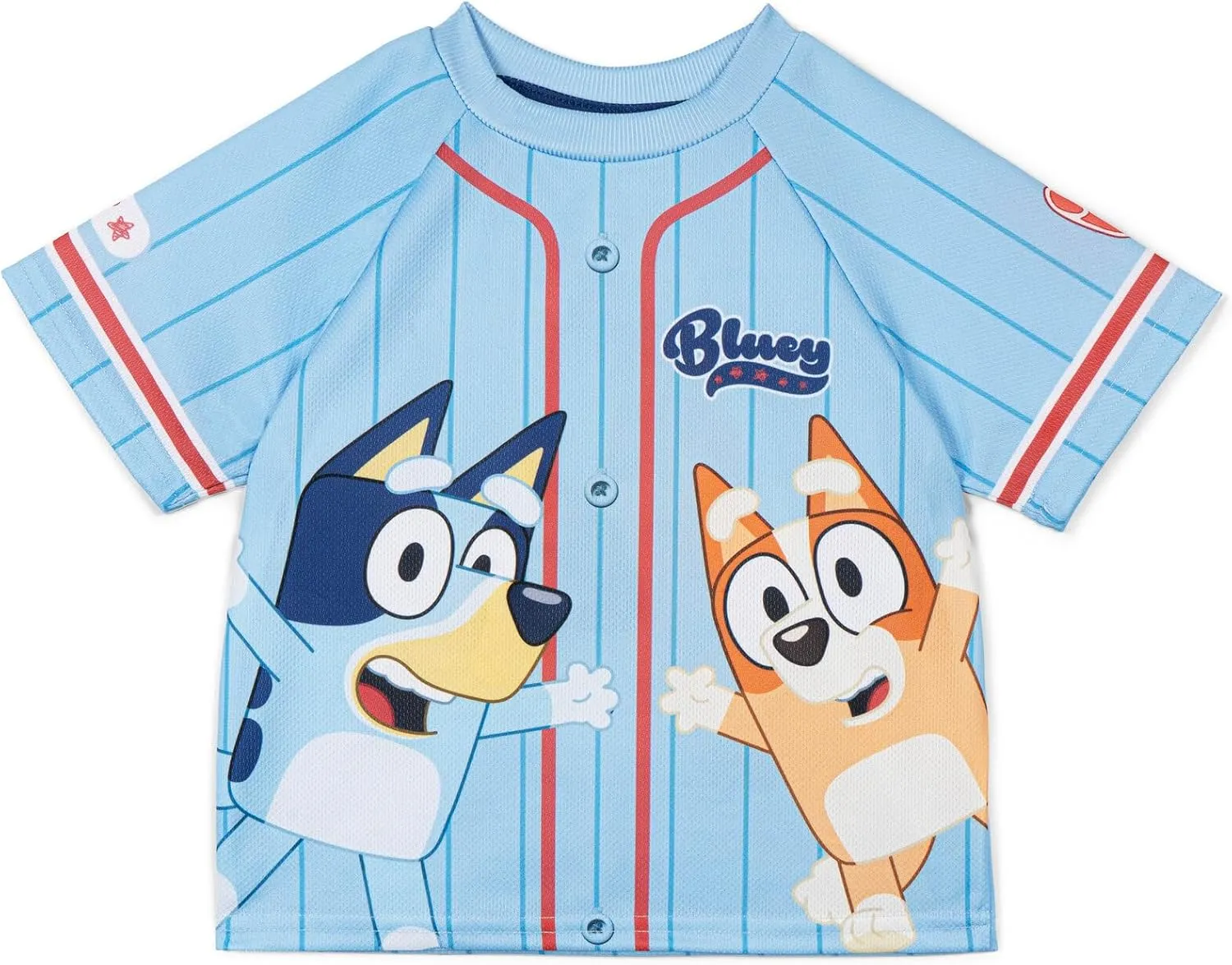Bluey Mesh T-Shirt and Shorts Outfit Set Infant to Little Kid Sizes (12 Months - 7)