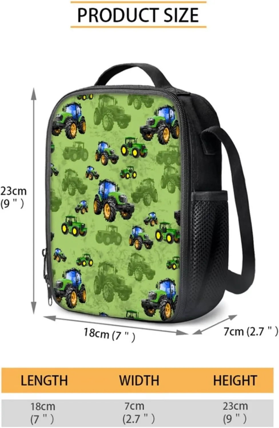 Cartoon Truck Teen Backpacks for Boys Casual Cool Bookbag for Teens School Travel Sport 3 in 1 School Bag Set with Insulated Lunch Box Pencil Case for Daycare Primary Elementary