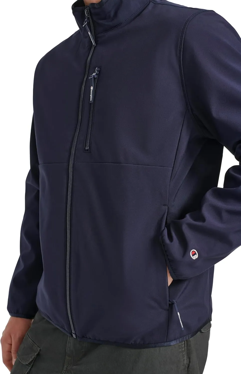 Champion Men's Lightweight Active Soft Shell Jacket with Stand Collar