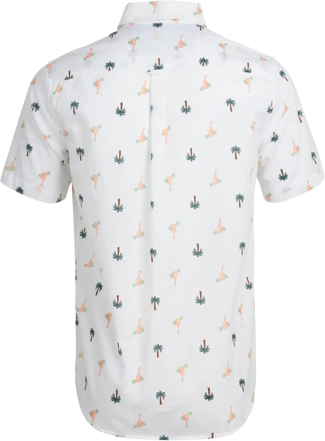Chaps Men's Button-Down Shirt - Classic Woven Short Sleeve Formal Collared Shirt with Chest Pocket for Men (Sizes: S-XXL)