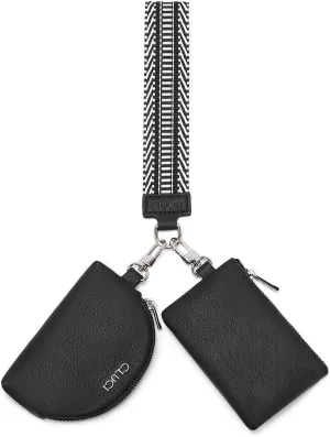 CLUCI Crossbody Purses Bundle with Dual Pouch Wristlet Wallet for Women