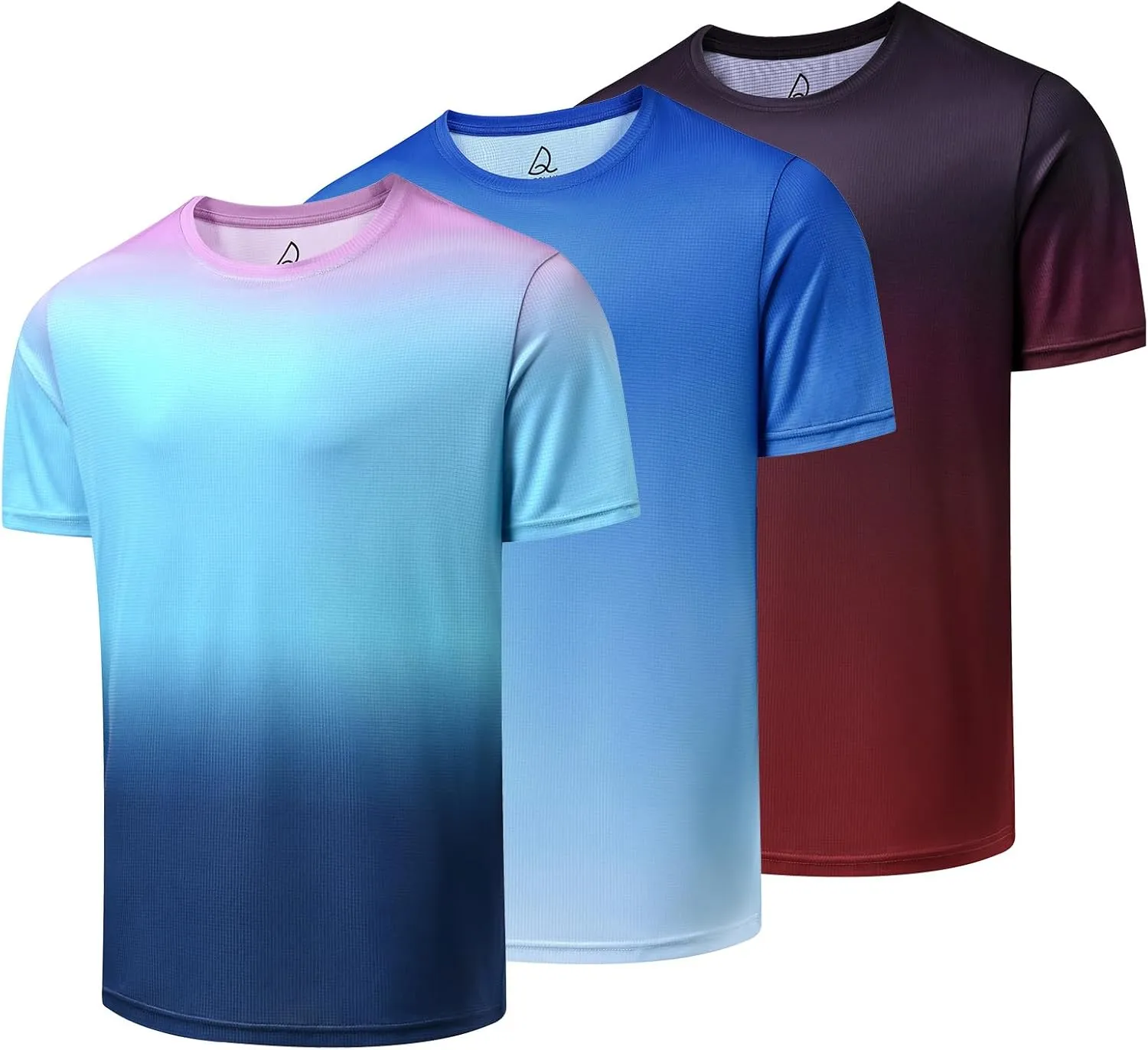 DEOLAX Mens T-Shirts Crew Neck Workout Short Sleeve Shirts Lightweight Soft Classic Casual Fit Muscle Tops Tee Shirt for Men