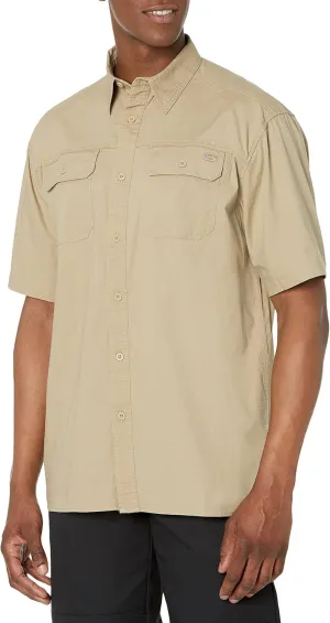 Dickies Men's Flex Short Sleeve Ripstop Shirt