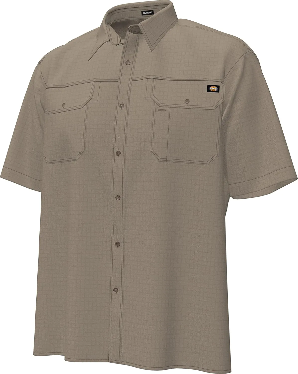 Dickies Men's Flex Short Sleeve Ripstop Shirt