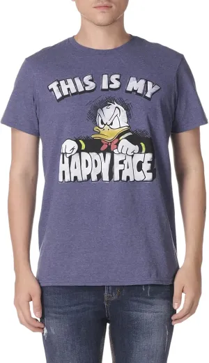 Disney Men's Donald Duck Face T-Shirt