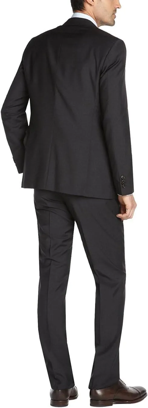 DTI GV Executive Men's Two Button Suit Modern Fit Blazer Jacket Pants 2 Piece