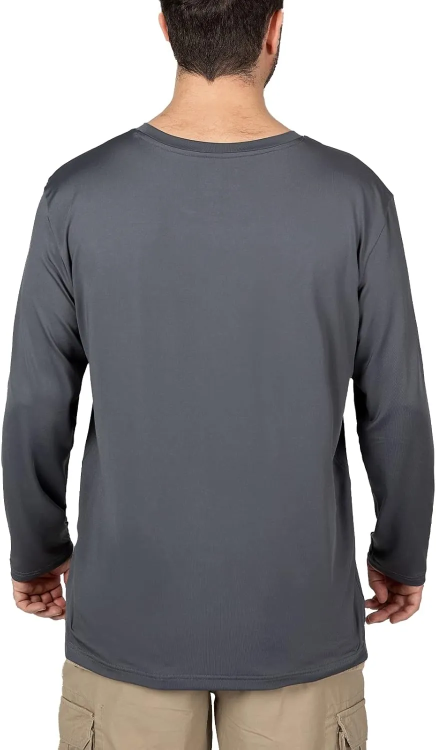 Fishing Shirts for Men Long Sleeve UPF 50  UV Sun Protection Quick Dry Rash Guard Hiking Running Walking Shirt