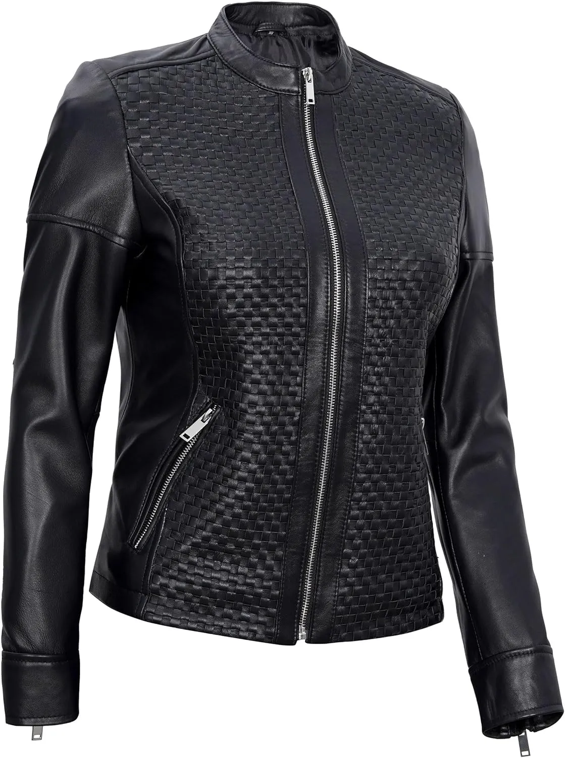 fjackets Leather Jacket Women - Real Lambskin Leather Stylish With Timeless Elegance And Comfort