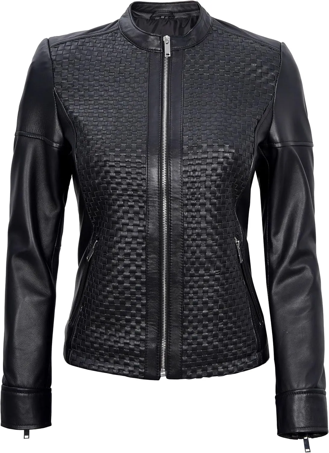 fjackets Leather Jacket Women - Real Lambskin Leather Stylish With Timeless Elegance And Comfort