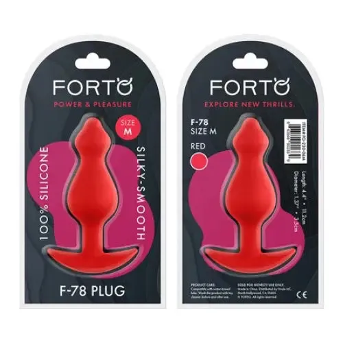 Forto F-78 Pointee Silicone Anal Plug
