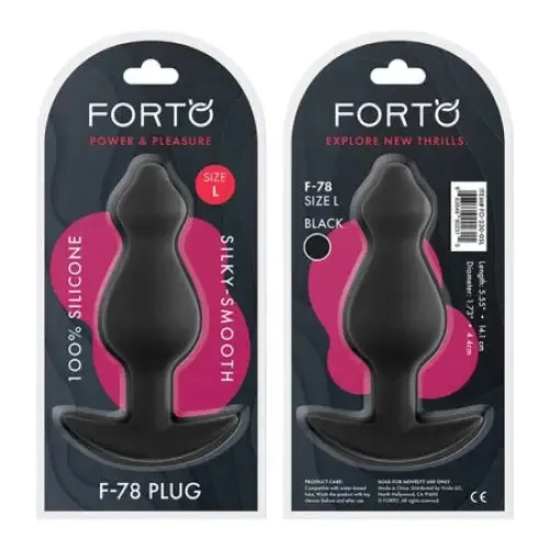 Forto F-78 Pointee Silicone Anal Plug