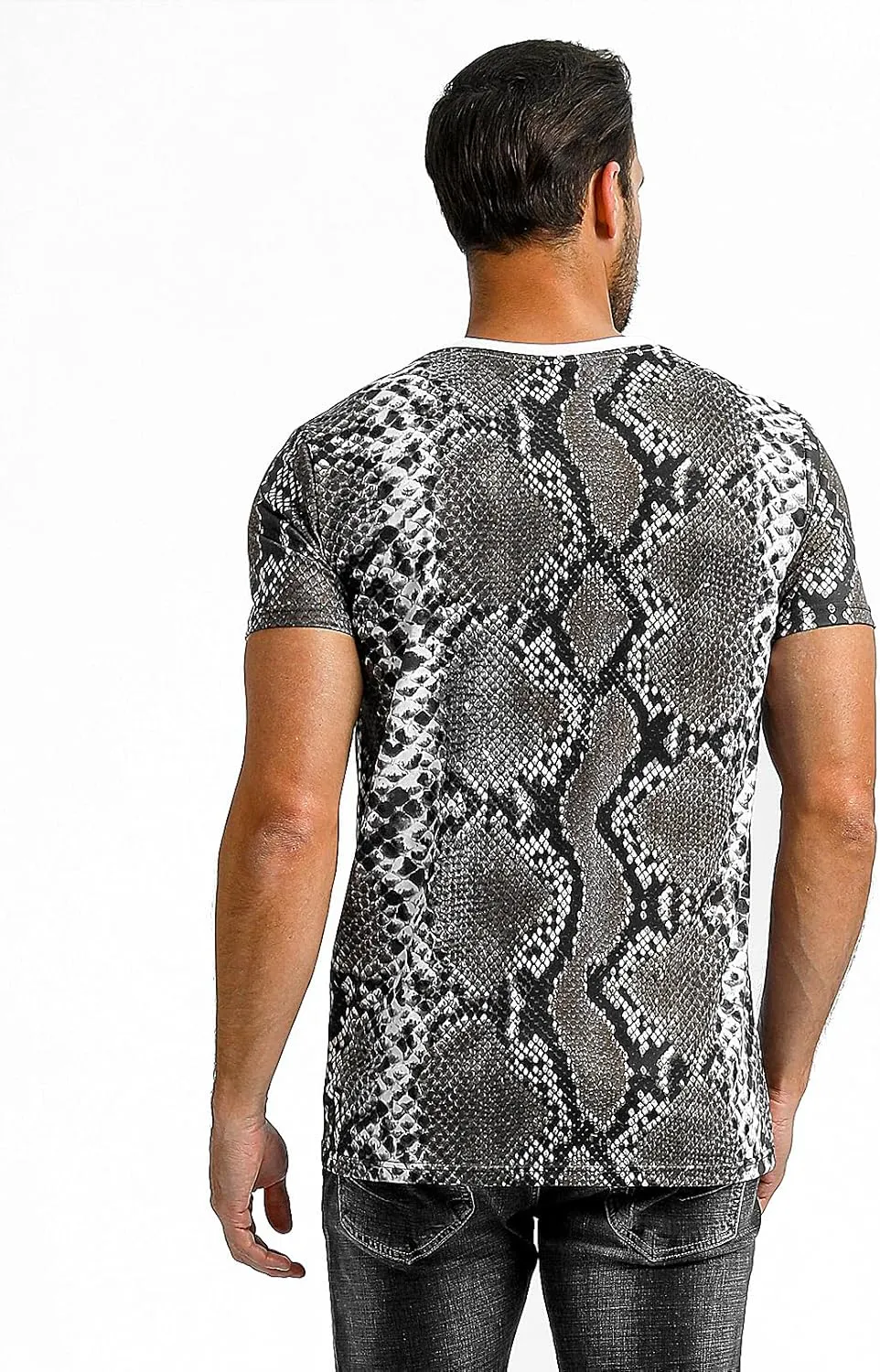 Funny World Men's Animal Print Tuxedo T-Shirts