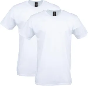 Gildan Adult Softstyle Cotton T-Shirt, Style G64000, Multipack, White (2-Pack), X-Large