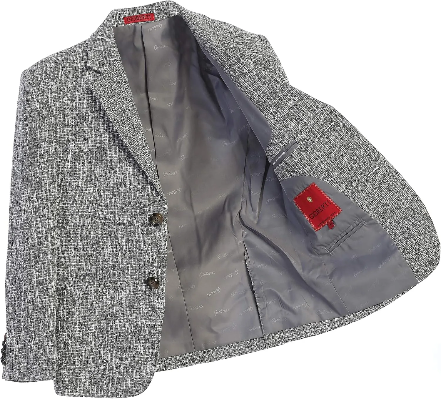 Gioberti Kids and Boys Lightweight Formal Tweed Blazer Jacket