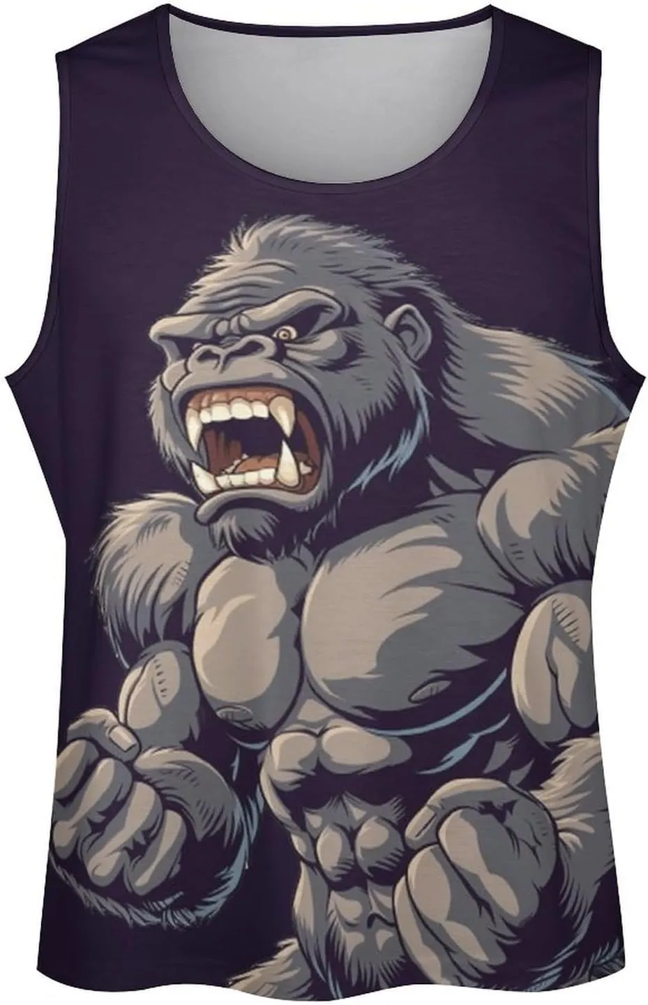 Gym Shirts Men Graphic Tank Top Summer Sleeveless Shirt Quick Dry Cool Crew Neck 3D Design Bodybuilding Fit Tee
