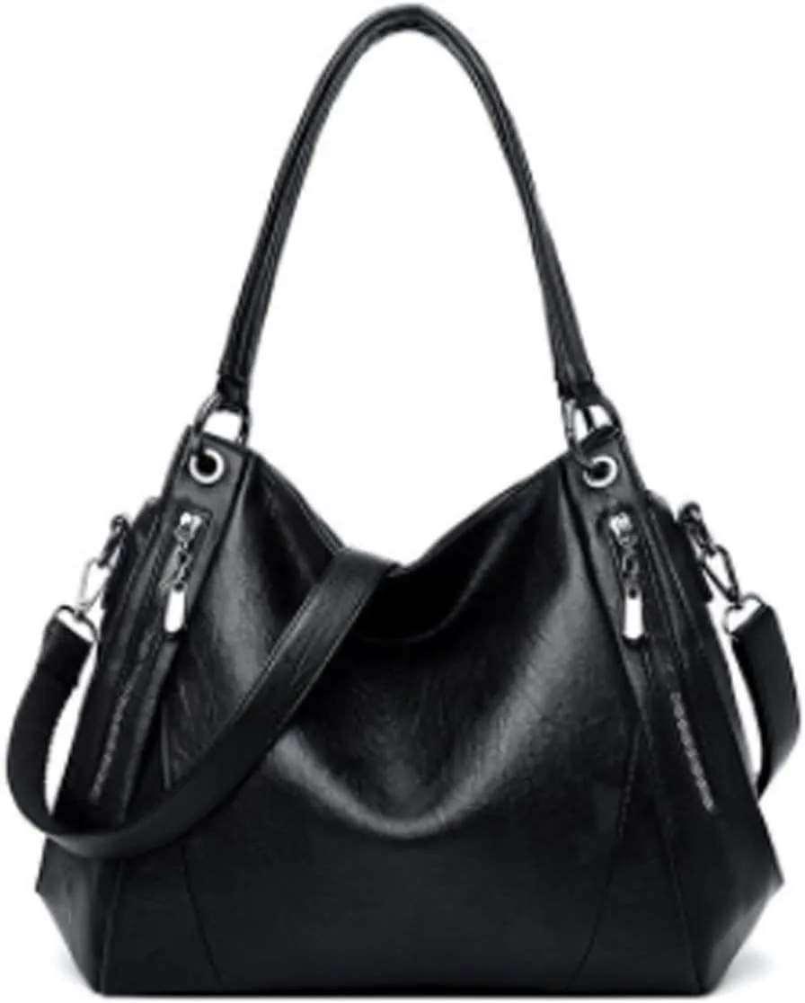 Handbags Leather Vintage Crossbody Tote Ladies Elegent Shoulder Top-Handle Bags for Women