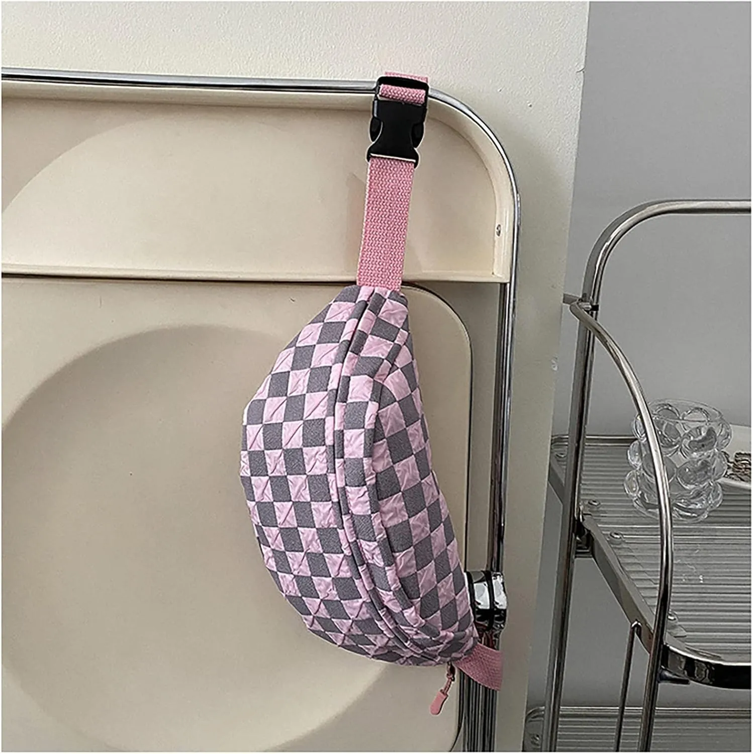 Harajuku Japanese Canvas Handbag Casual Cool Girl Shoulder Bag Soft Student Large Capacity Shopping Bag (pink)