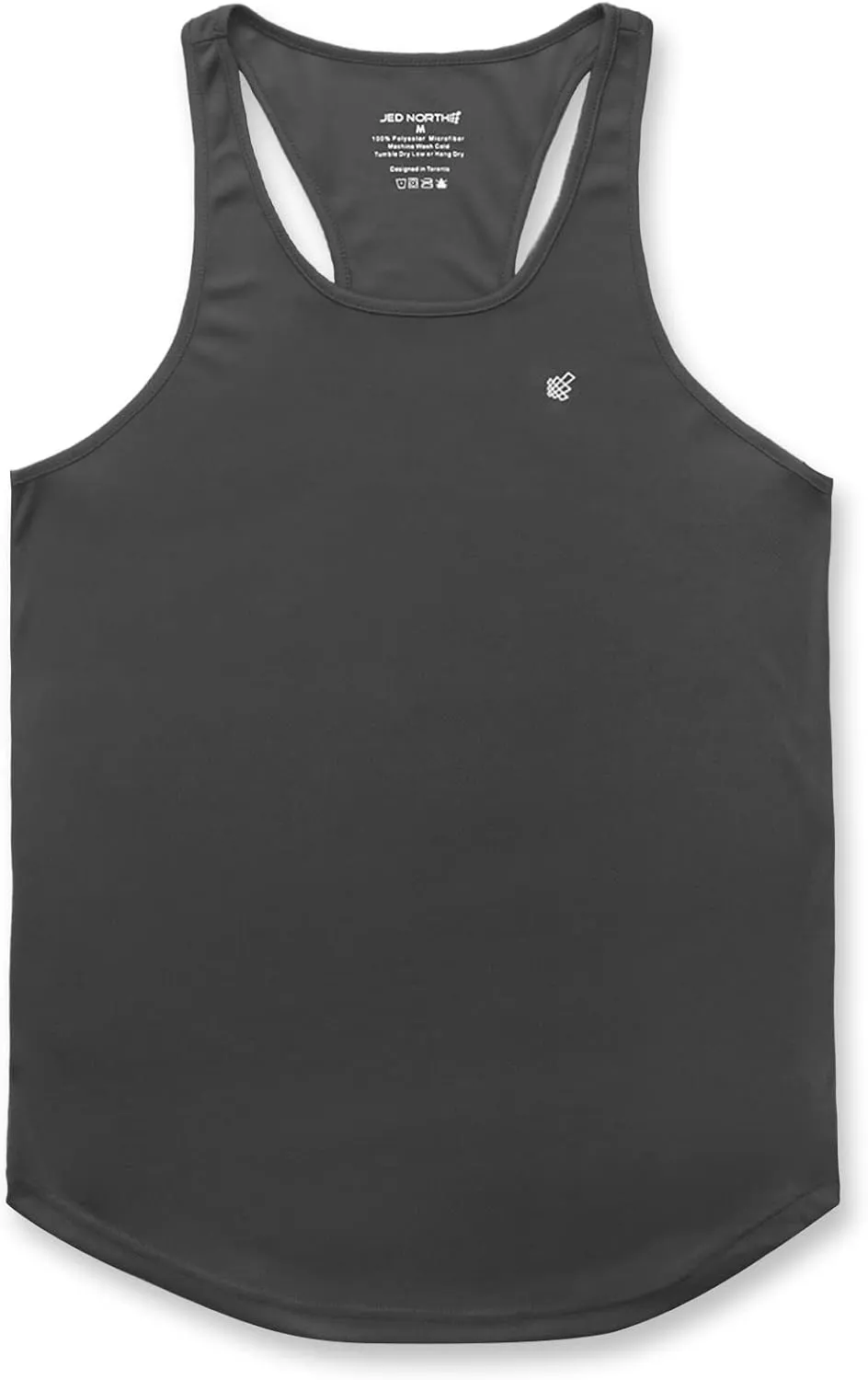 Jed North Men's Quick Dry Microfiber Bodybuilding Stringer Tank Top Y-Back Racerback