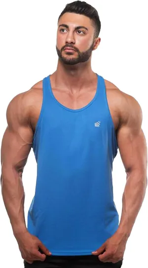 Jed North Men's Quick Dry Microfiber Bodybuilding Stringer Tank Top Y-Back Racerback