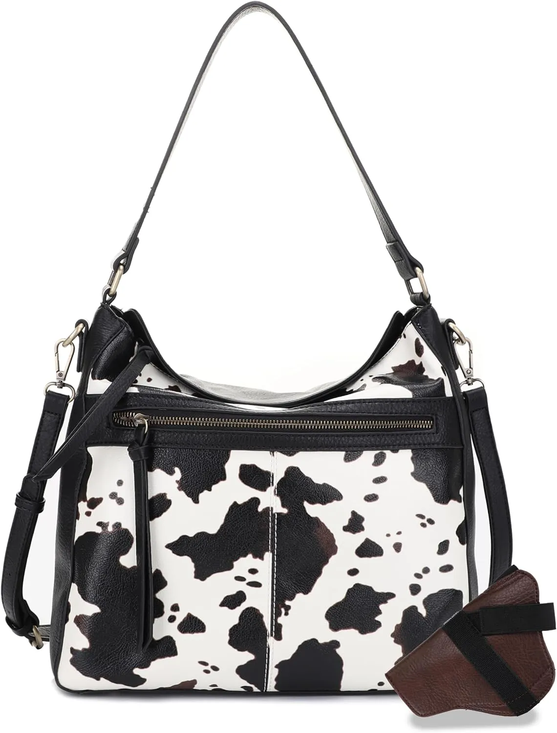 JESSIE & JAMES | Dakota Top Handle Concealed Carry Hobo Purse with Adustable Shoulder Strap