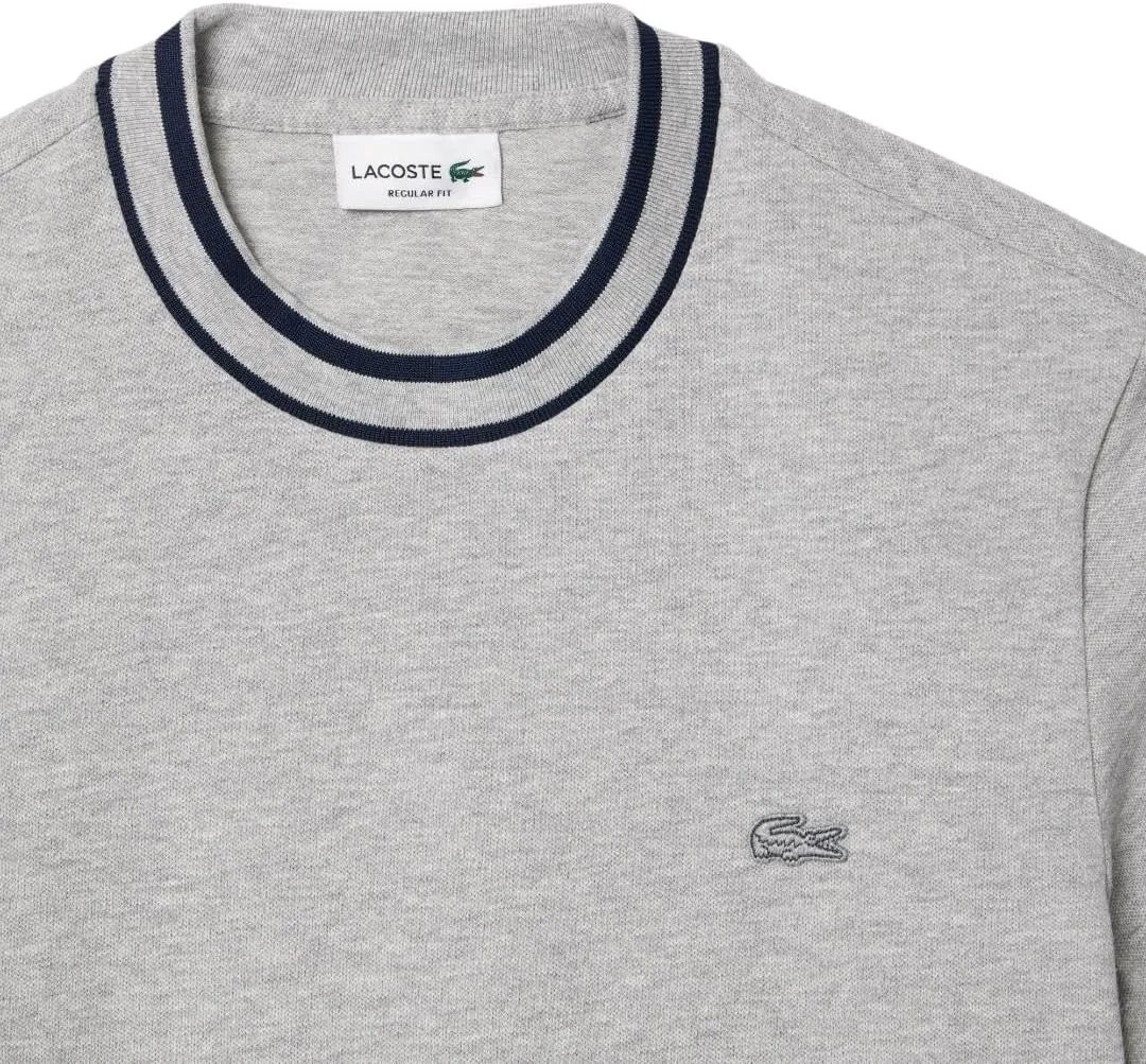 Lacoste Men's Piqu Stripe Collar T-Shirt