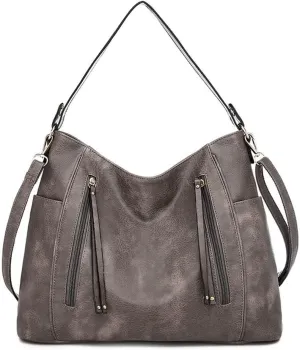 Leather Crossbody Handbag Roomy Work Womens Tote Handbag Large Shoulder Purse