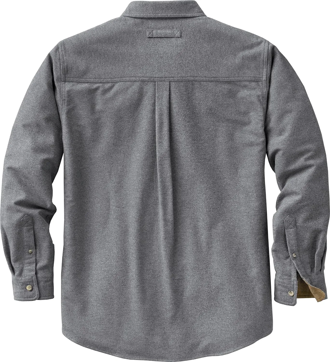 Legendary Whitetails Men's Buck Camp Flannel, Long Sleeve Plaid Button Down Casual Shirt, Corduroy Cuffs