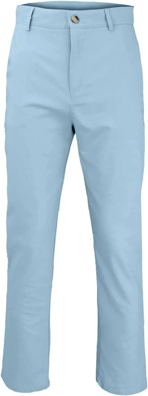 Linen Dress Pants Men Plain Vacation Casual Pants Lightweight Straight Leg Slacks Summer Outdoor Flat Front Trousers