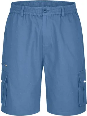 Linen Mens Shorts Dress for Men Jean Casual Wear Big and Tall Cargo Khaki Summer Plus Size 36 Men's Tee