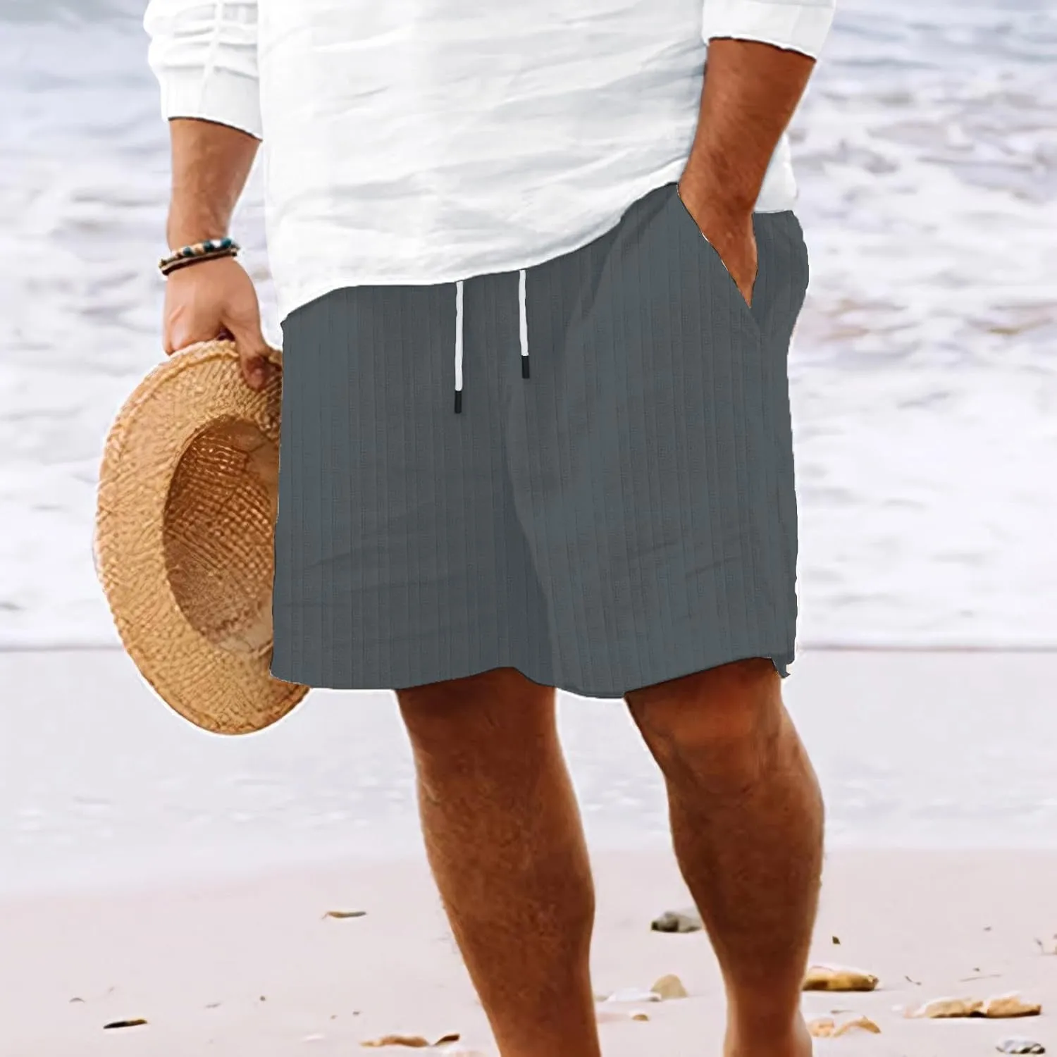 Linen Short Set Print Sports Size Men's 3D Plus Beach Fun Shorts Summer Men's Pants Gym for Men Mens Shorts Swim