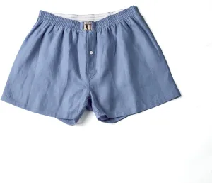 LUFT Mens Fine Linen Soft Stretch Elastic Waistband Underwear Boxer Shorts