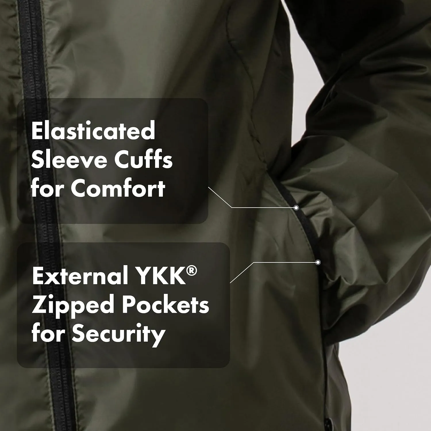 Mac in a Sac Men's Packable Rain Jacket - Origin - Lightweight Waterproof and Breathable Raincoat with Hood