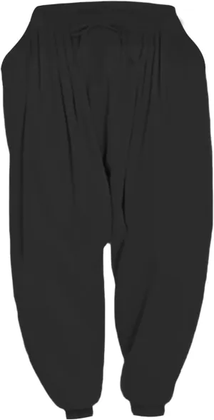 Men's Linen Pants Plain Loose Fit Tapered Slacks Lightweight Vacation Pants Drawstring Waist Yoga Trousers for Summer