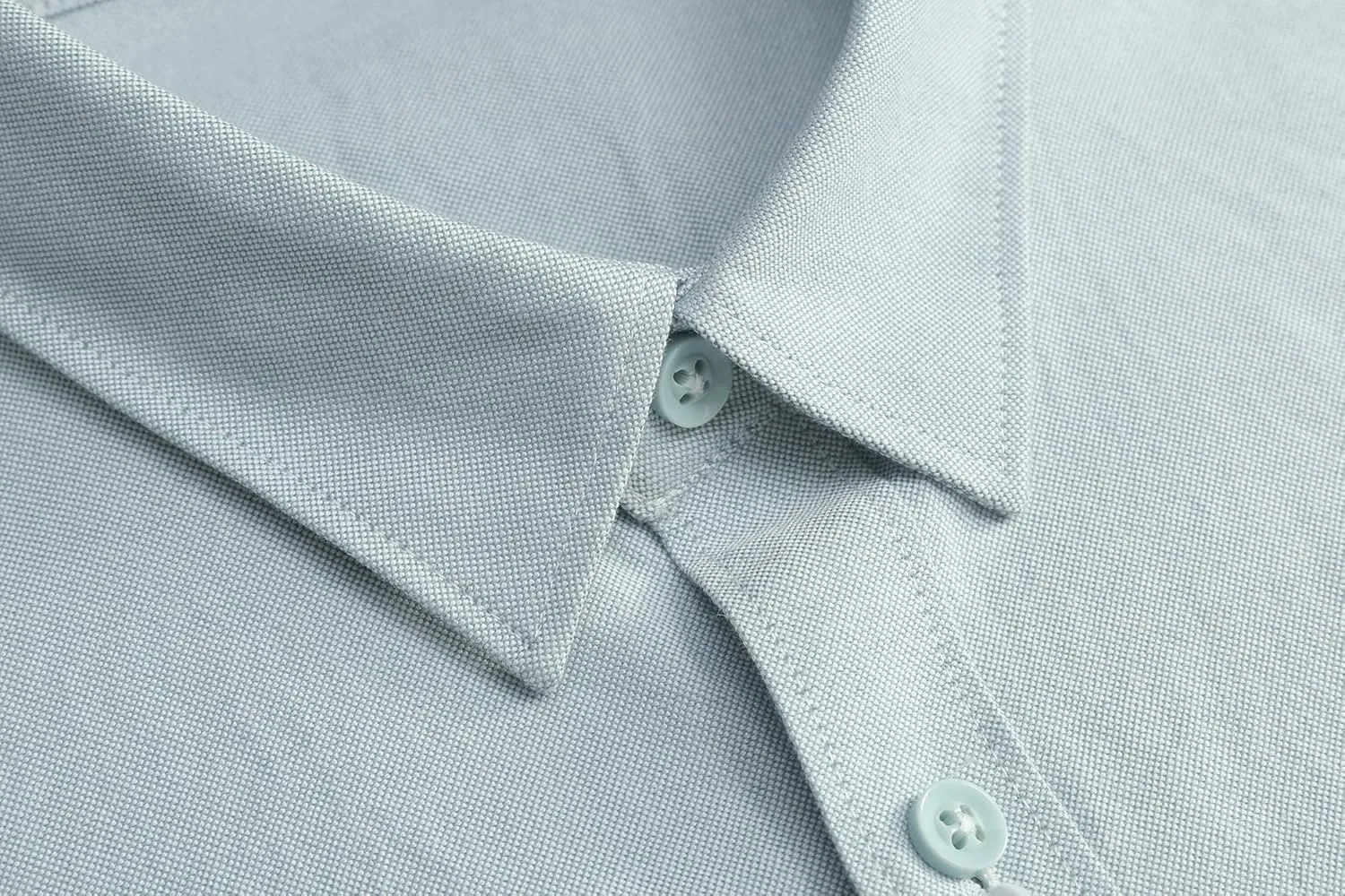 Men's Long Sleeve Button Down Dress Shirt, Wrinkle Resistant Stretch, Solid Color with Pocket
