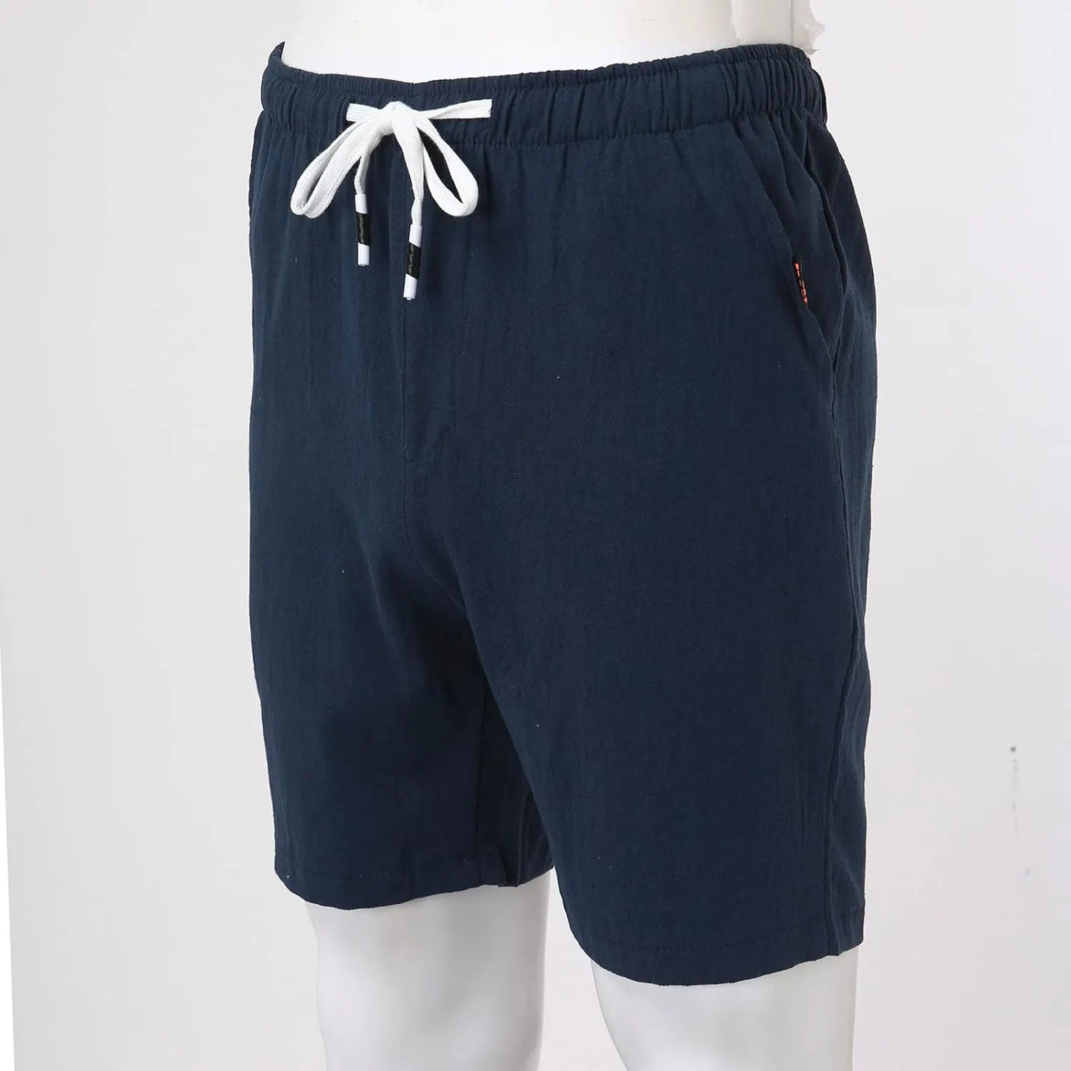 Mens Shorts Cargo SweatShorts Men Jean Graphic Elastic Waist for Dress Casual Oversized Long Linen White Summer
