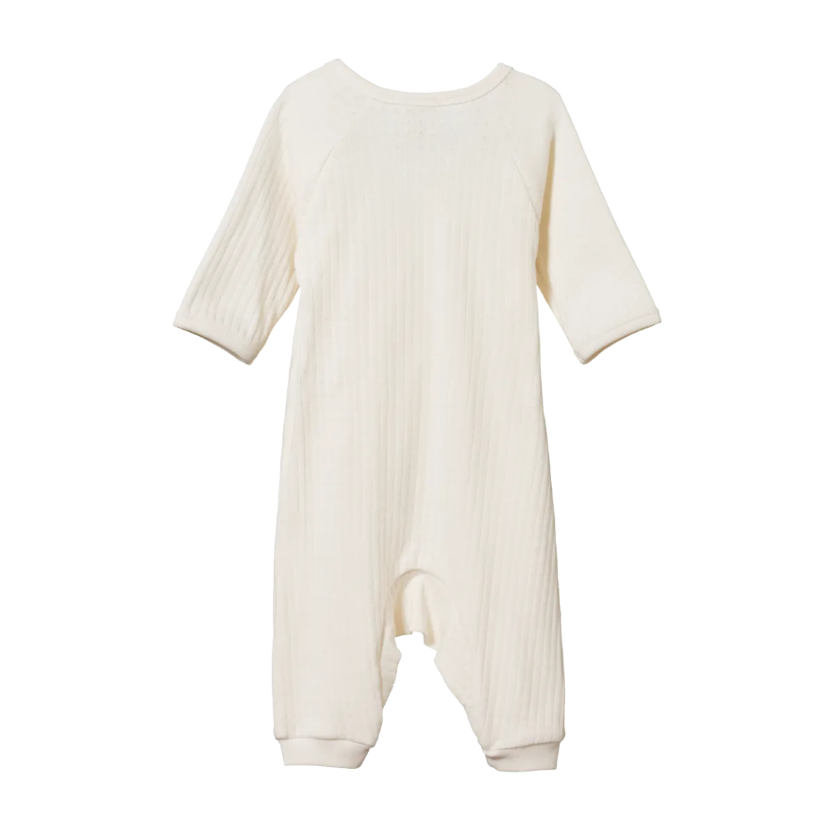 Nature Baby Kimono Stretch & Grow Pointelle -  Natural