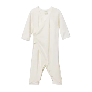 Nature Baby Kimono Stretch & Grow Pointelle -  Natural