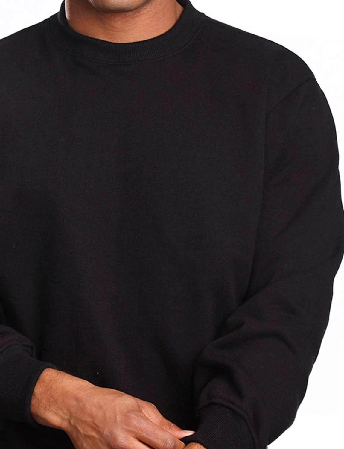 NE PEOPLE Men's Basic Heavyweight Fleece Crewneck Regular Fit Sweatshirts Top S-5XL